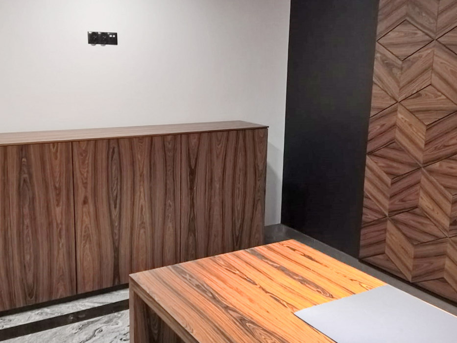 projekty zabudowy oraz mebli dla gabinetu