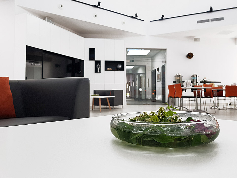 Projekty wnętrz, meble na zamówienie dla biura klinika imc